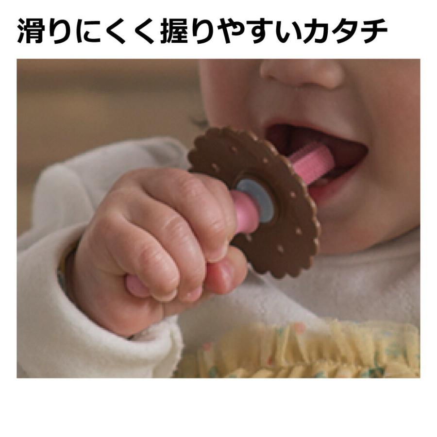 ベビー歯ブラシ トライ こんにち歯ベビーハブラシ リッチェル 乳歯 歯みがき 練習 トレーニング 赤ちゃん | リッチェル | 03