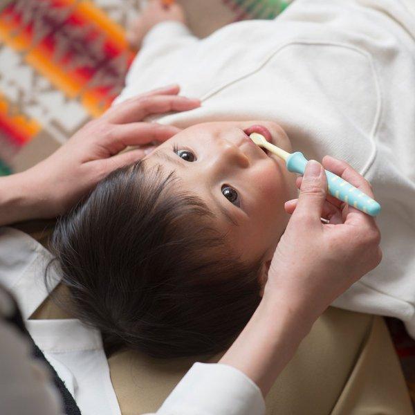 ベビー歯ブラシ トライ たべたら歯みがきセット 奥歯用 リッチェル 乳歯 仕上げ 歯みがき 練習 トレーニング 赤ちゃん | リッチェル | 04