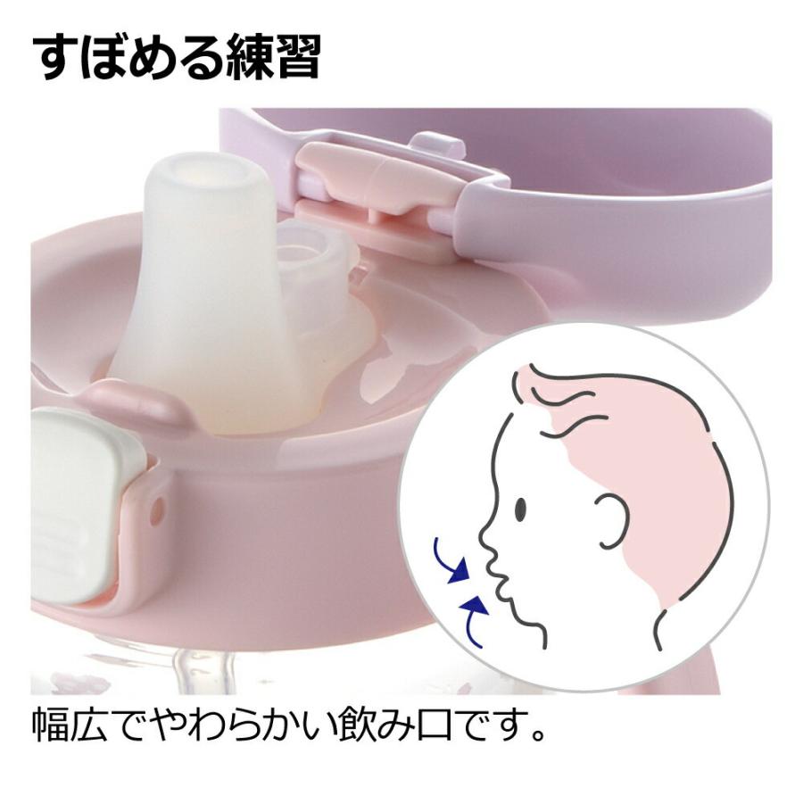 ストローマグ トライ ストローレッスンマグSD リッチェル ベビーマグ 水筒 練習 トレーニング 赤ちゃん ギフト 出産祝い | リッチェル | 05