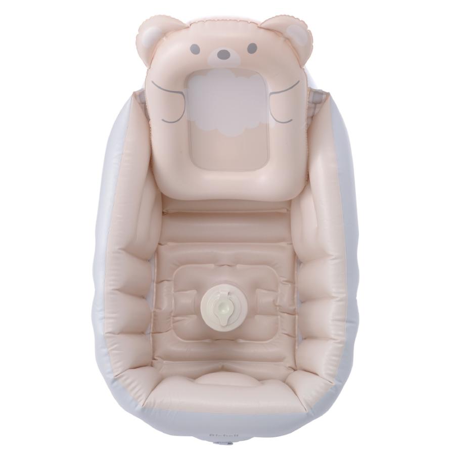 【配送区分K1】ベビーバス ふかふか ベビーバス ステップアップ リッチェル 新生児 赤ちゃん お風呂 折りたたみ ギフト 出産祝い | リッチェル | 16