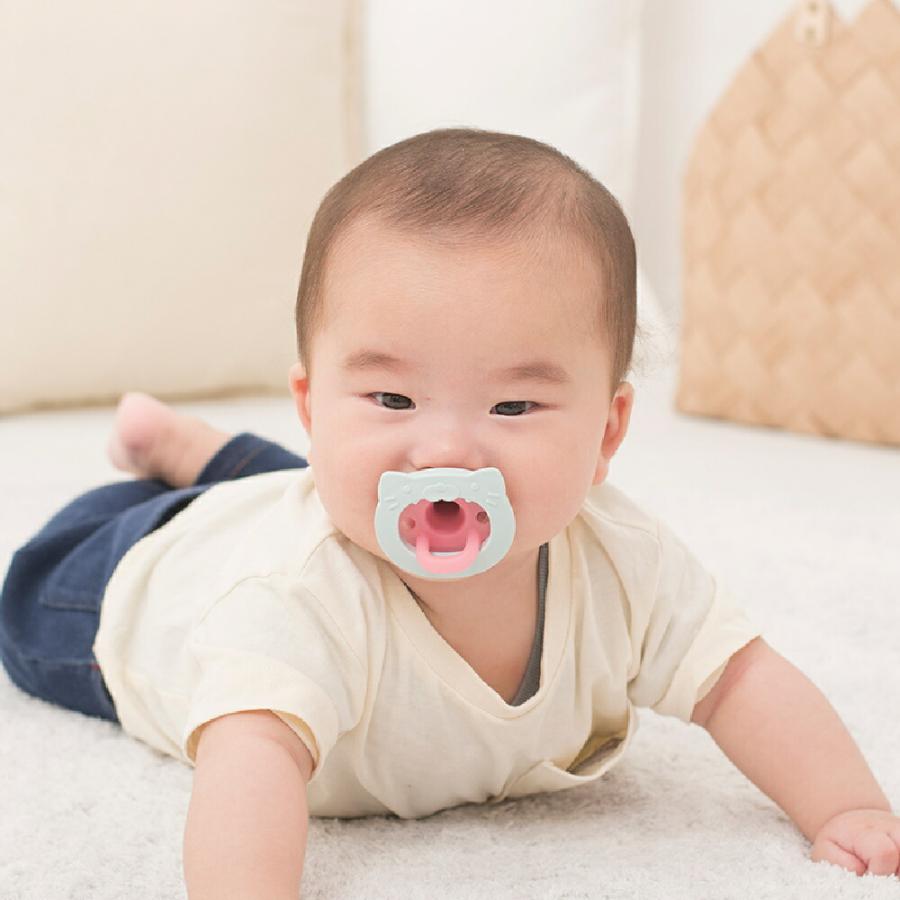 おしゃぶり 吸せつラボ おしゃぶり ネコ 新生児用 リッチェル ケース付き ベビー 赤ちゃん ギフト 出産祝い | リッチェル | 06