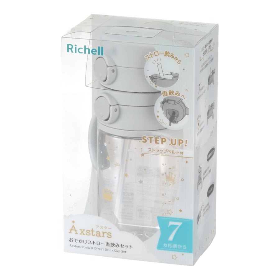 ストローマグ アスター おでかけストロー直飲みセット リッチェル ベビーマグ 水筒 練習 トレーニング 赤ちゃん ギフト 出産祝い | リッチェル | 03