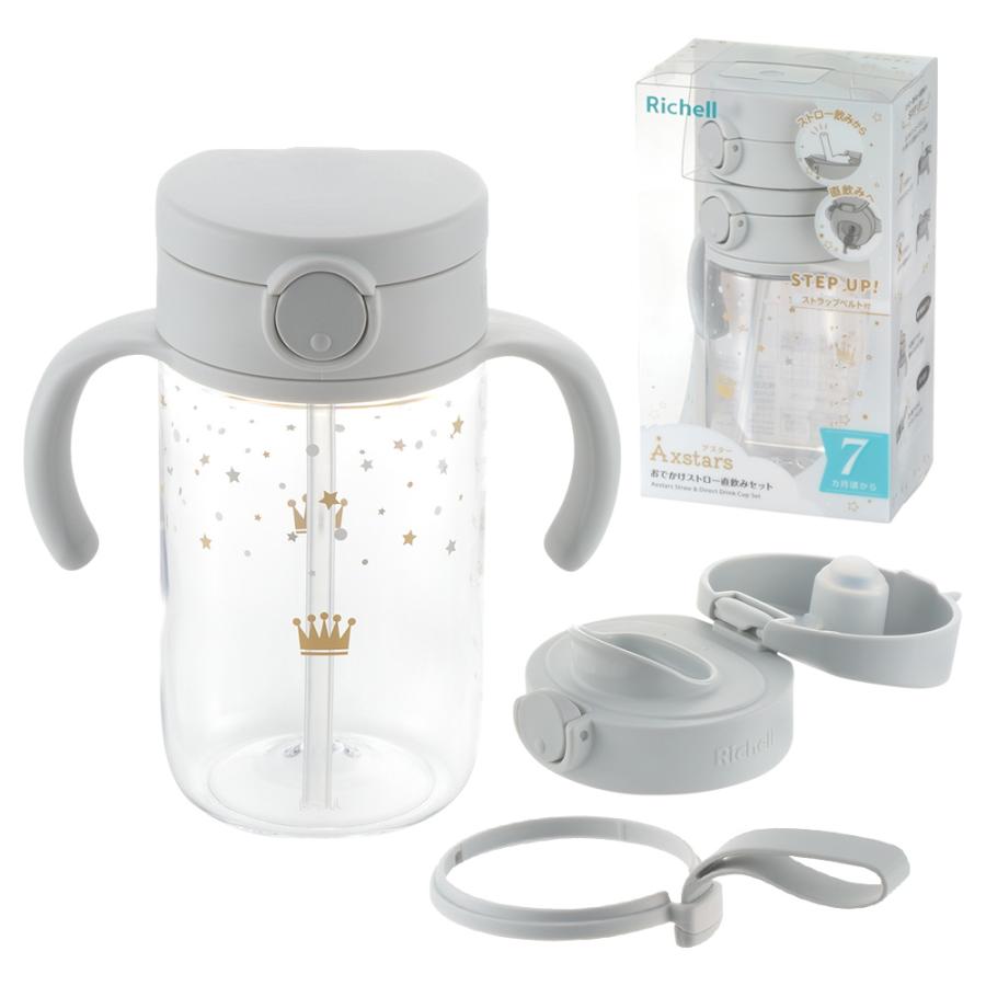 ストローマグ アスター おでかけストロー直飲みセット リッチェル ベビーマグ 水筒 練習 トレーニング 赤ちゃん ギフト 出産祝い | リッチェル | 04