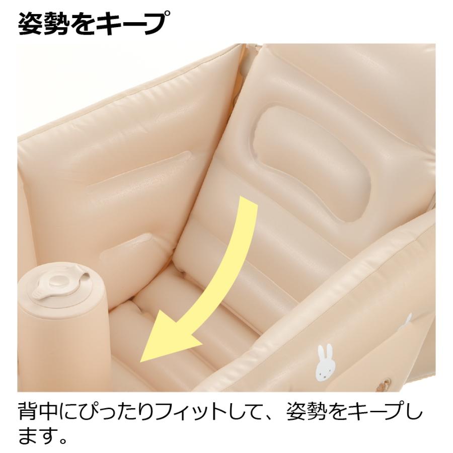 ベビーバス ミッフィーふかふか ベビーバス ステップアップ リッチェル 新生児 赤ちゃん お風呂 折りたたみ ギフト 出産祝い | リッチェル | 06