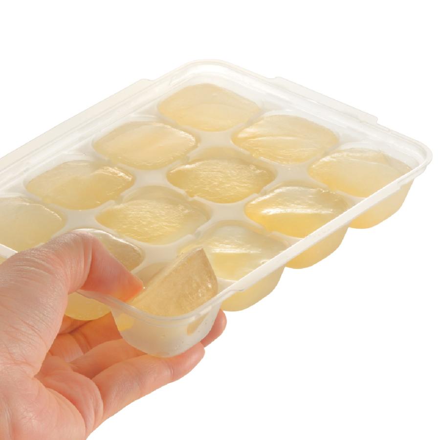 保存容器 離乳食 わけわけフリージング ブロックトレーR 15 4セット リッチェル 冷凍 収納 小分け 電子レンジ | リッチェル | 02