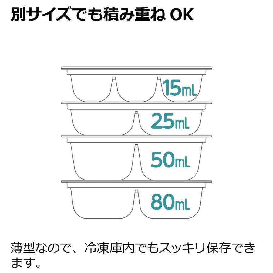 保存容器 離乳食 わけわけフリージング ブロックトレーR 15 4セット リッチェル 冷凍 収納 小分け 電子レンジ | リッチェル | 04