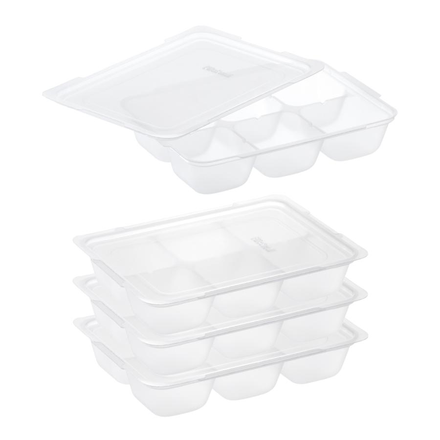 保存容器 離乳食 わけわけフリージング ブロックトレーR 50 4セット リッチェル 冷凍 収納 小分け 電子レンジ | リッチェル | 01