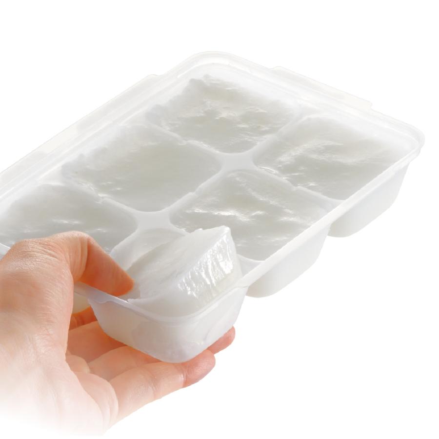 保存容器 離乳食 わけわけフリージング ブロックトレーR 50 4セット リッチェル 冷凍 収納 小分け 電子レンジ | リッチェル | 02
