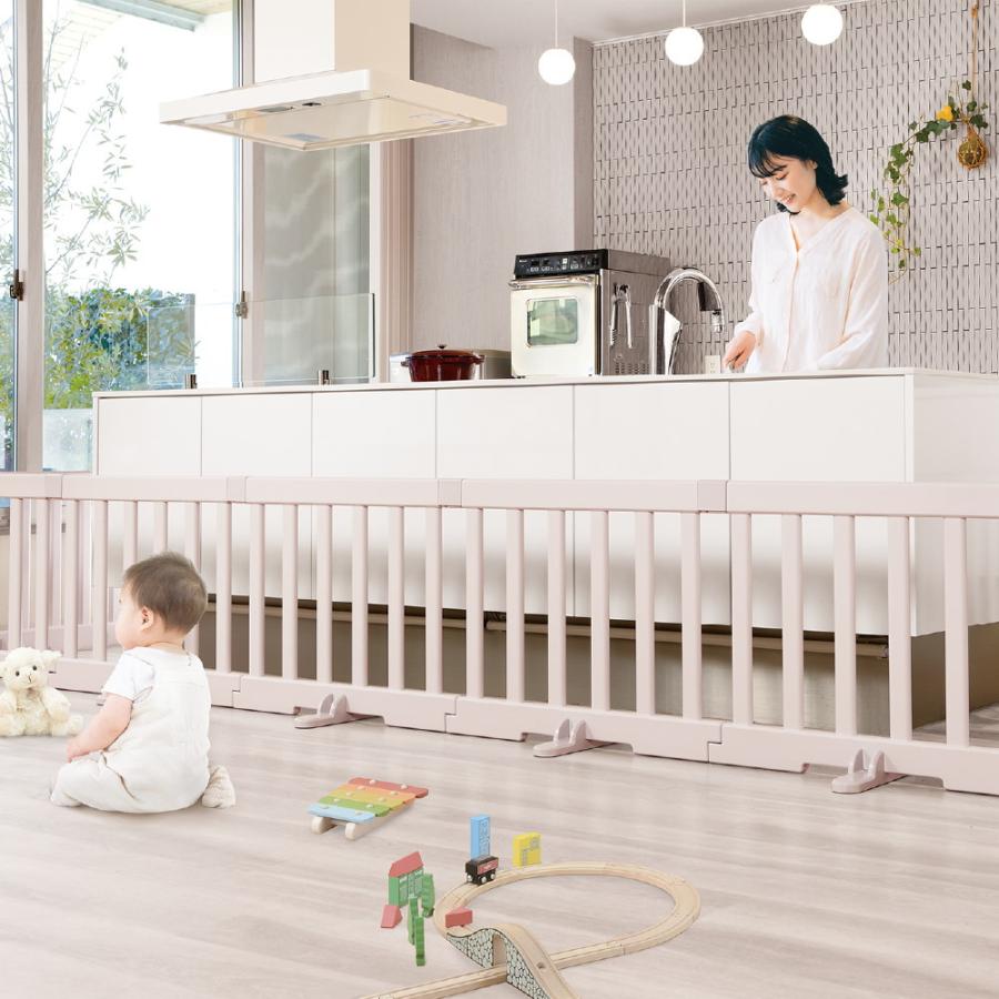 ベビーサークル パーテーションにも使えるベビーサークル 6枚セット リッチェル 安全 セーフティ フェンス 赤ちゃん ギフト 出産祝い | リッチェル | 02