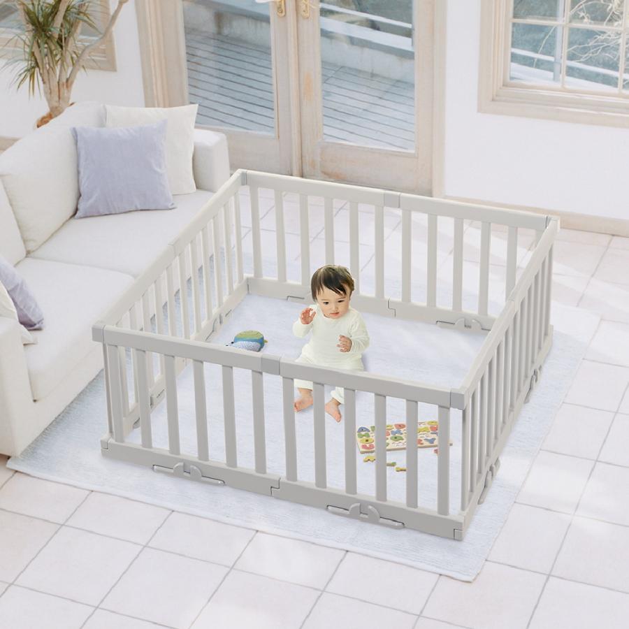 ベビーサークル パーテーションにも使えるベビーサークル 8枚セット リッチェル 安全 セーフティ フェンス 赤ちゃん ギフト 出産祝い | リッチェル | 02