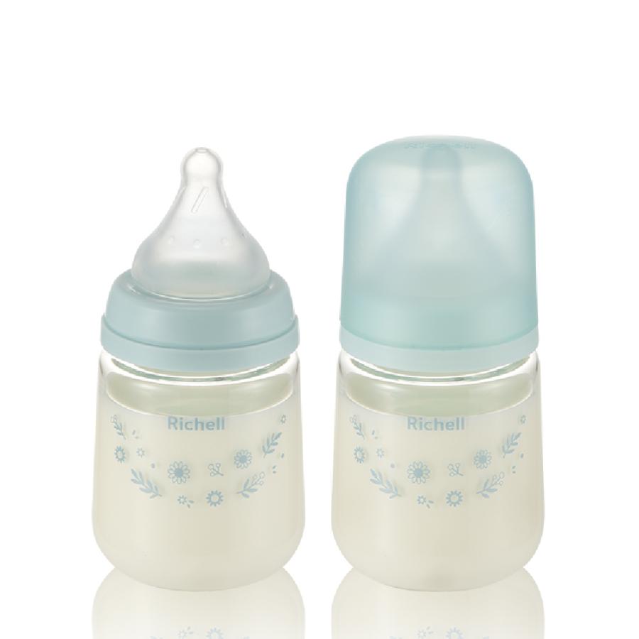 哺乳瓶 はなえみ ガラス哺乳びん 160mL リッチェル 哺乳びん 新生児 ベビー 赤ちゃん ギフト 出産祝い | リッチェル | 04