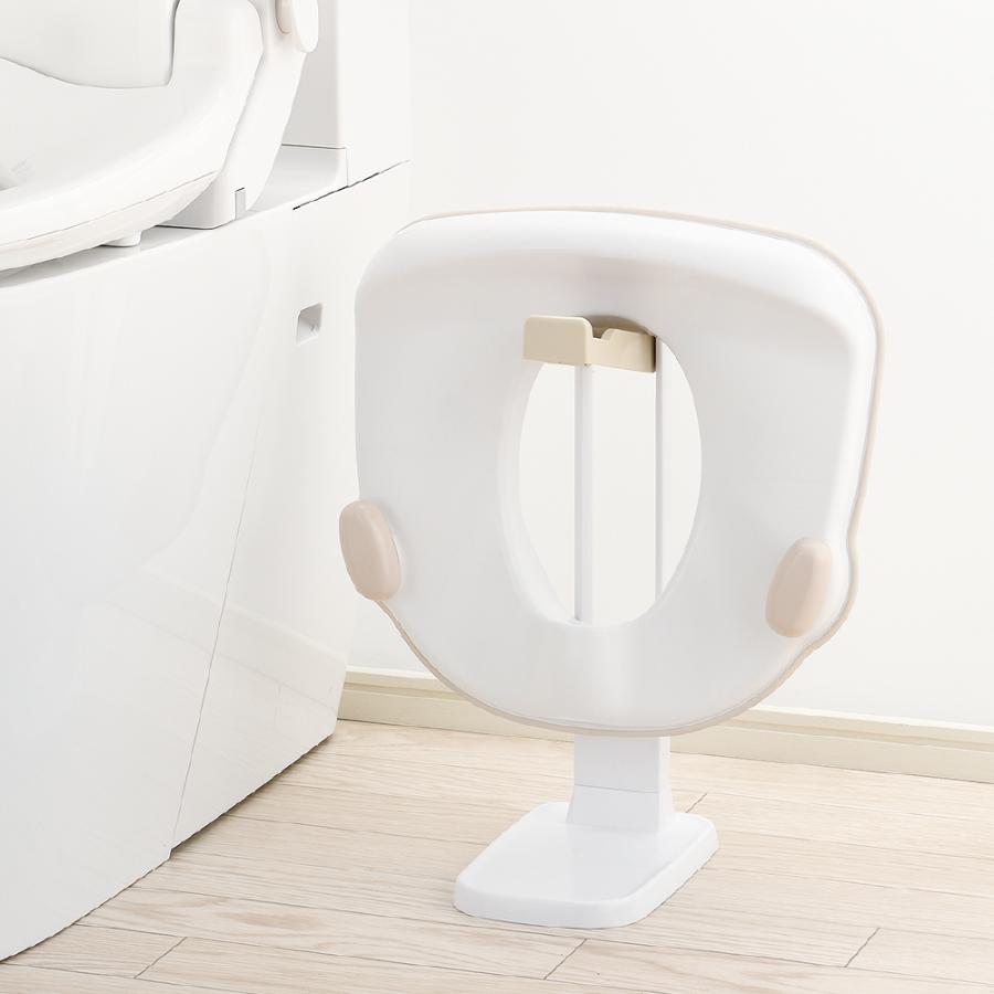 トイレ収納 トイサポ 補助便座スタンド リッチェル トレーニング 練習 キッズ 男の子 女の子 | リッチェル | 02