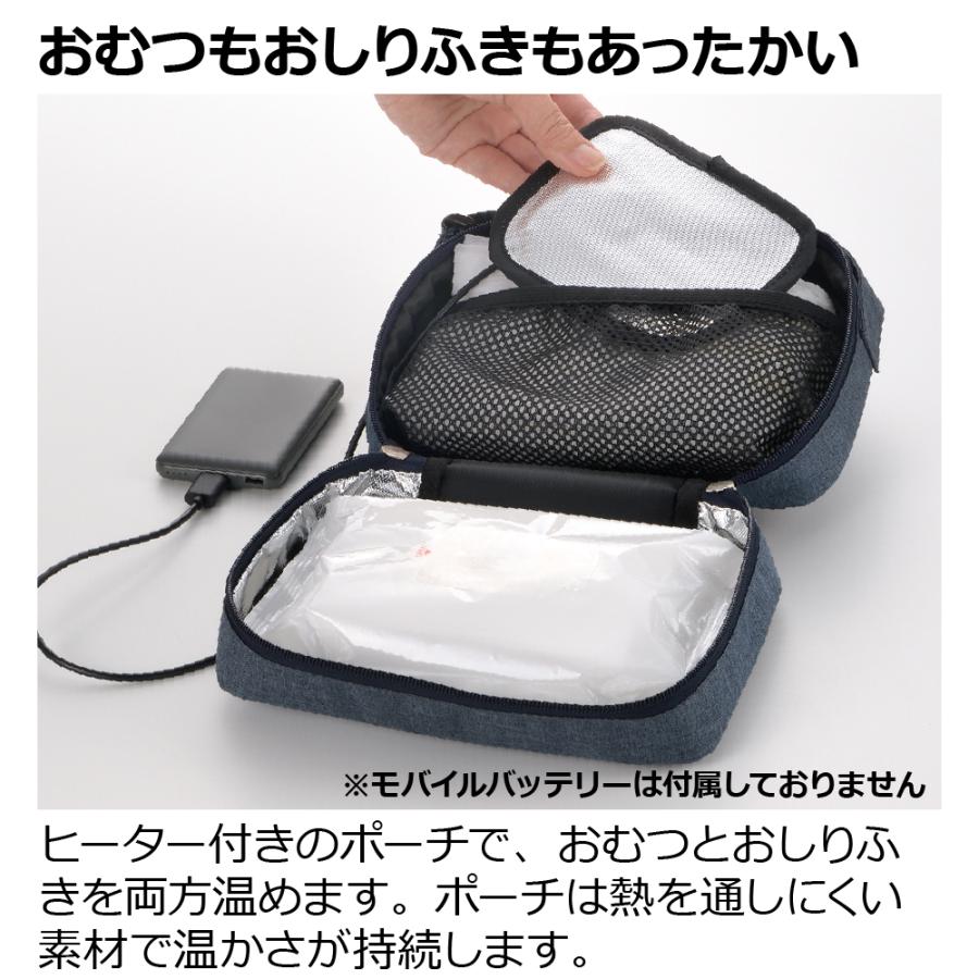 おでかけおしりふきウォーマーR 赤ちゃん お尻拭き おむつ替え ポーチ 持ち運び リッチェル | リッチェル | 04