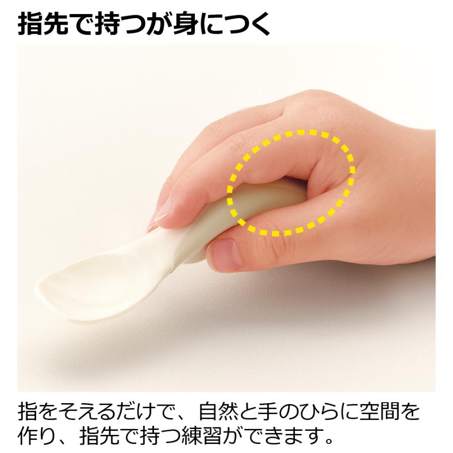 トライ つまみ持ちスプーン・フォーク(ケース付) ベビー 子供 セット 練習 プラスチック リッチェル 公式 | リッチェル | 04