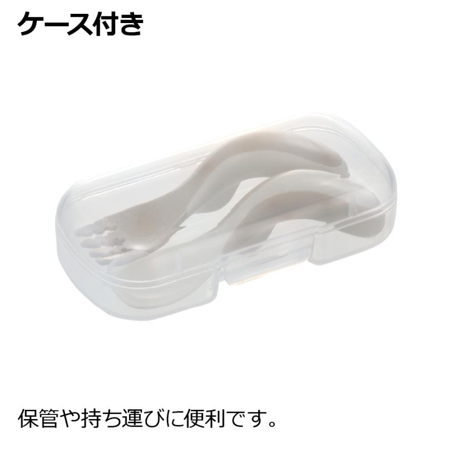 トライ つまみ持ちスプーン・フォーク(ケース付) ベビー 子供 セット 練習 プラスチック リッチェル 公式 | リッチェル | 06