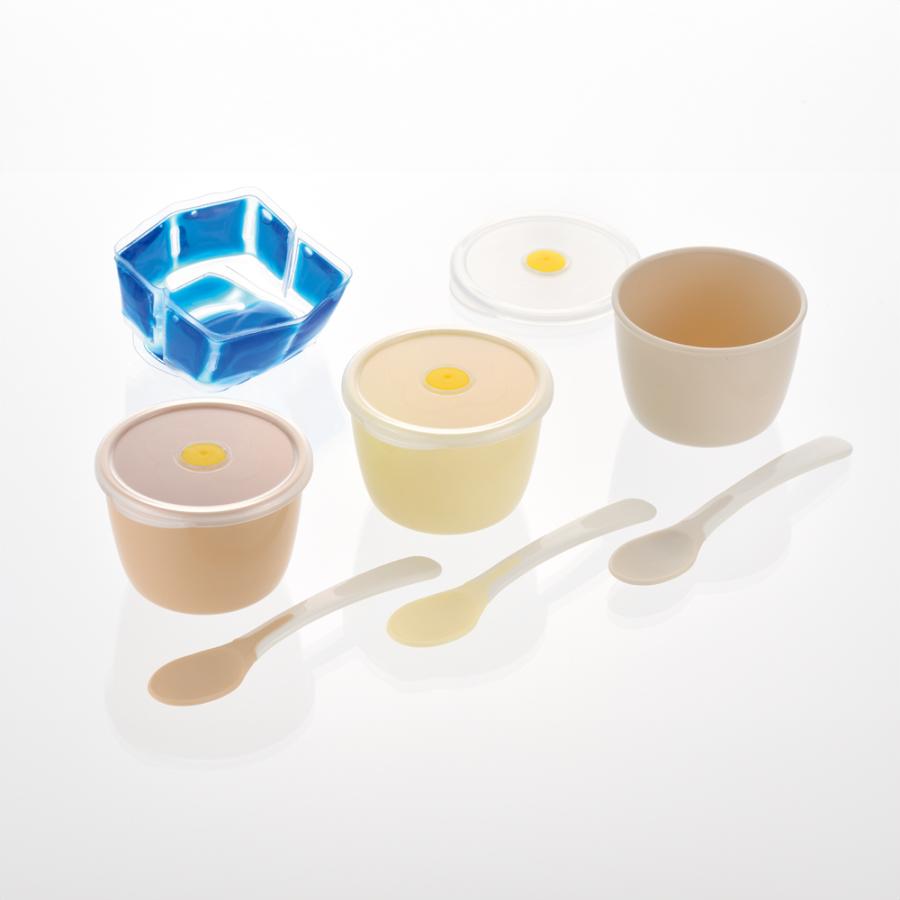 トライ 離乳食スタートカップセット(保冷剤・スプーン付) ベビー 食器 赤ちゃん リッチェル 公式 | リッチェル | 03