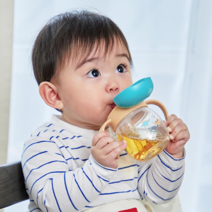 トライ もれないストローマグ ベビー 赤ちゃん ベビーマグ 7カ月頃 食洗機 煮沸 持ち手 蓋付きトレーニング 吸いやすい 軽量 出産祝い リッチェル Richell 公式 | リッチェル | 03
