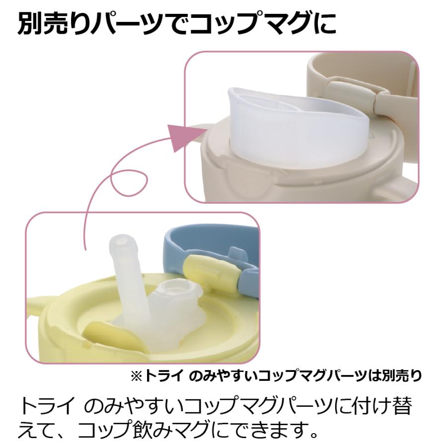 トライ もれないストローマグ ベビー 赤ちゃん ベビーマグ 7カ月頃 食洗機 煮沸 持ち手 蓋付きトレーニング 吸いやすい 軽量 出産祝い リッチェル Richell 公式 | リッチェル | 08