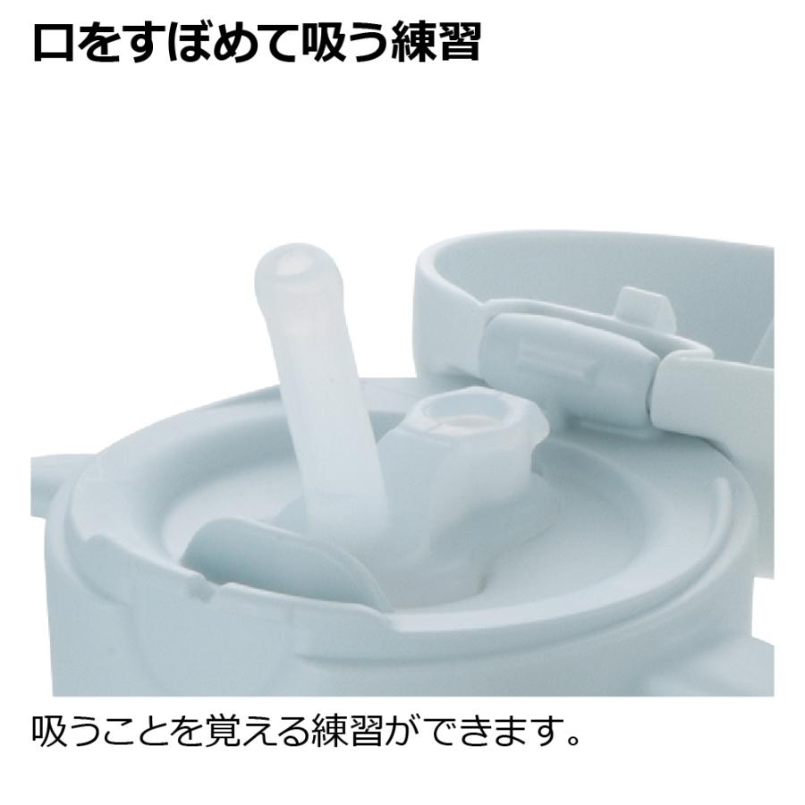 トライ もれない保冷ストローマグ 300 ベビー 赤ちゃん ベビーマグ 7カ月頃 持ち手 付き トレーニング 吸いやすい 出産祝い ステンレス リッチェル Richell 公式 | リッチェル | 03