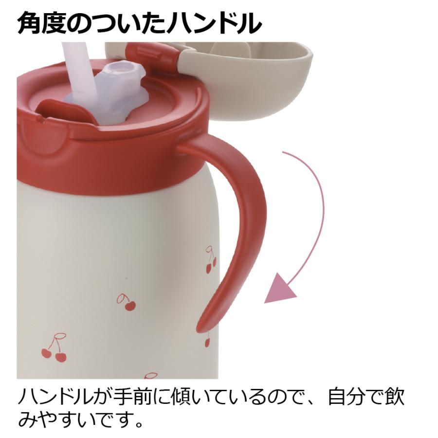 トライ もれない保冷ストローマグ 450 ベビー 赤ちゃん ベビーマグ 7カ月頃 持ち手付き トレーニング 吸いやすい 出産祝い ステンレス リッチェル Richell 公式 | リッチェル | 06