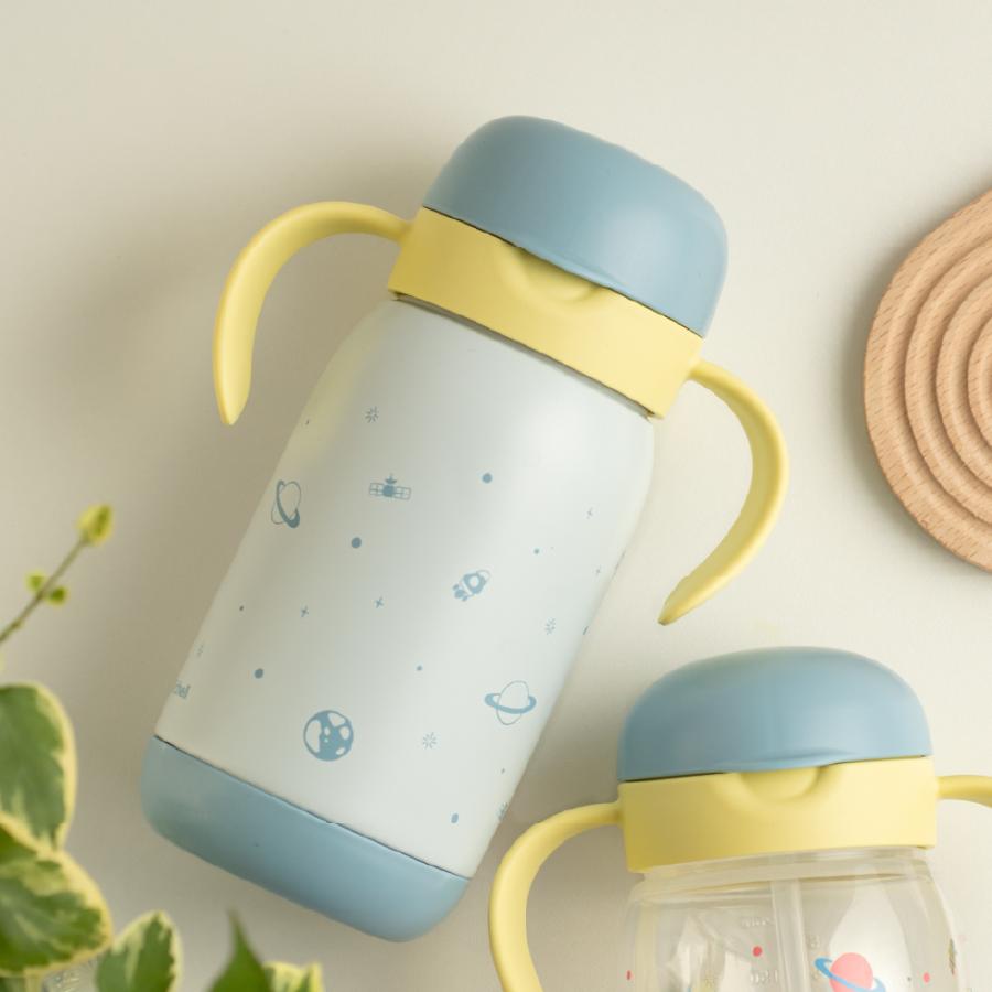 トライ のみやすい保冷コップマグ 450 ベビー 赤ちゃん ベビーマグ 8カ月頃 持ち手付き トレーニング 吸いやすい 出産祝い ステンレス リッチェル Richell 公式 | リッチェル | 02