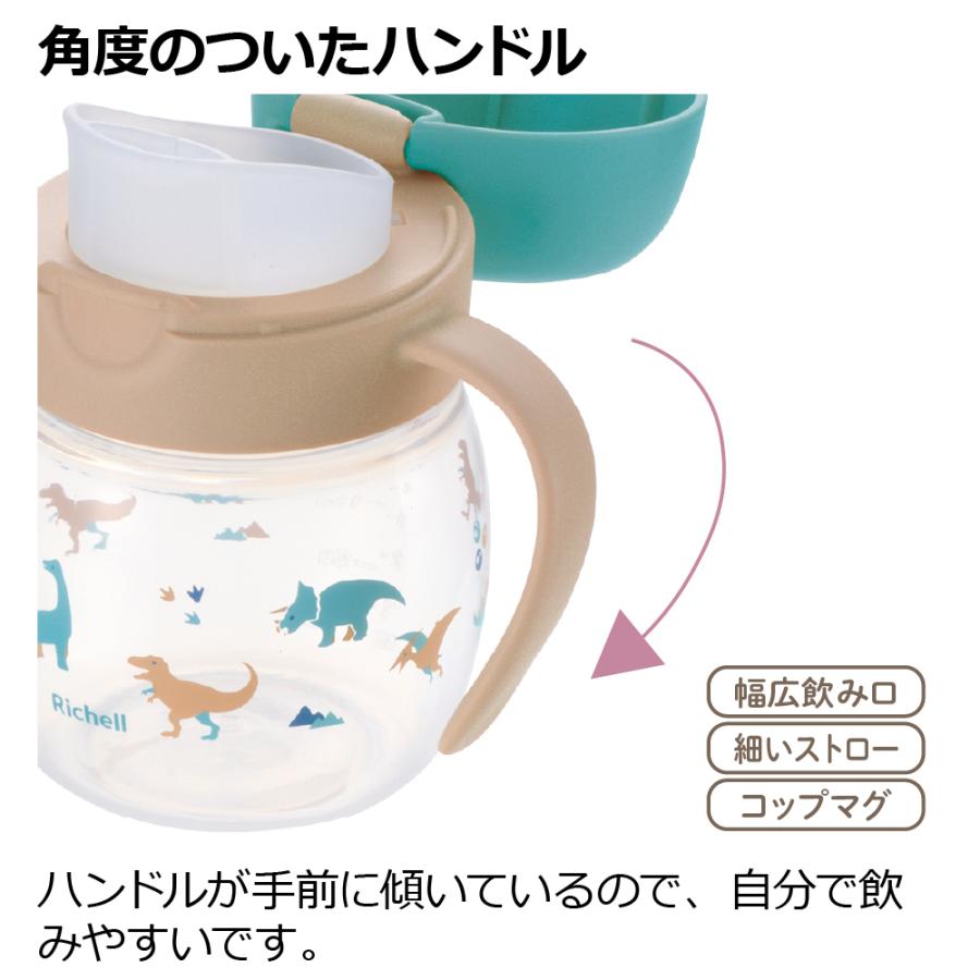 トライ マグセットプレミアム ベビー 赤ちゃん ベビーマグ 5カ月頃 食洗機 煮沸 持ち手 トレーニング 吸いやすい 出産祝い ステンレス リッチェル Richell 公式 | リッチェル | 07