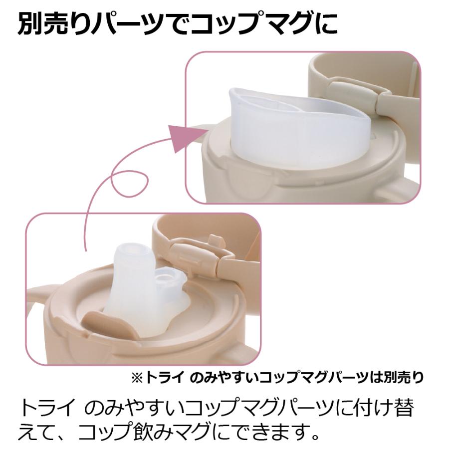トライ ストロー飲みマスターセット ベビー 赤ちゃん ベビーマグ 5カ月頃 シリコン 持ち手付き トレーニング 吸いやすい プラスチック リッチェル Richell 公式 | リッチェル | 11