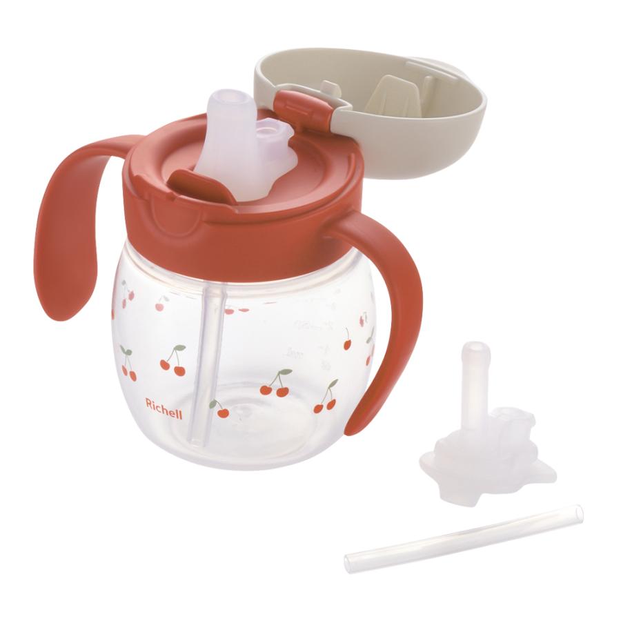 トライ ストロー飲みマスターセット ベビー 赤ちゃん ベビーマグ 5カ月頃 シリコン 持ち手付き トレーニング 吸いやすい プラスチック リッチェル Richell 公式 | リッチェル | 01