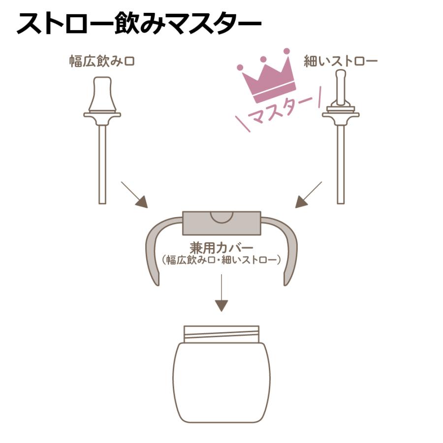 トライ ストロー飲みマスターセット ベビー 赤ちゃん ベビーマグ 5カ月頃 シリコン 持ち手付き トレーニング 吸いやすい プラスチック リッチェル Richell 公式 | リッチェル | 04