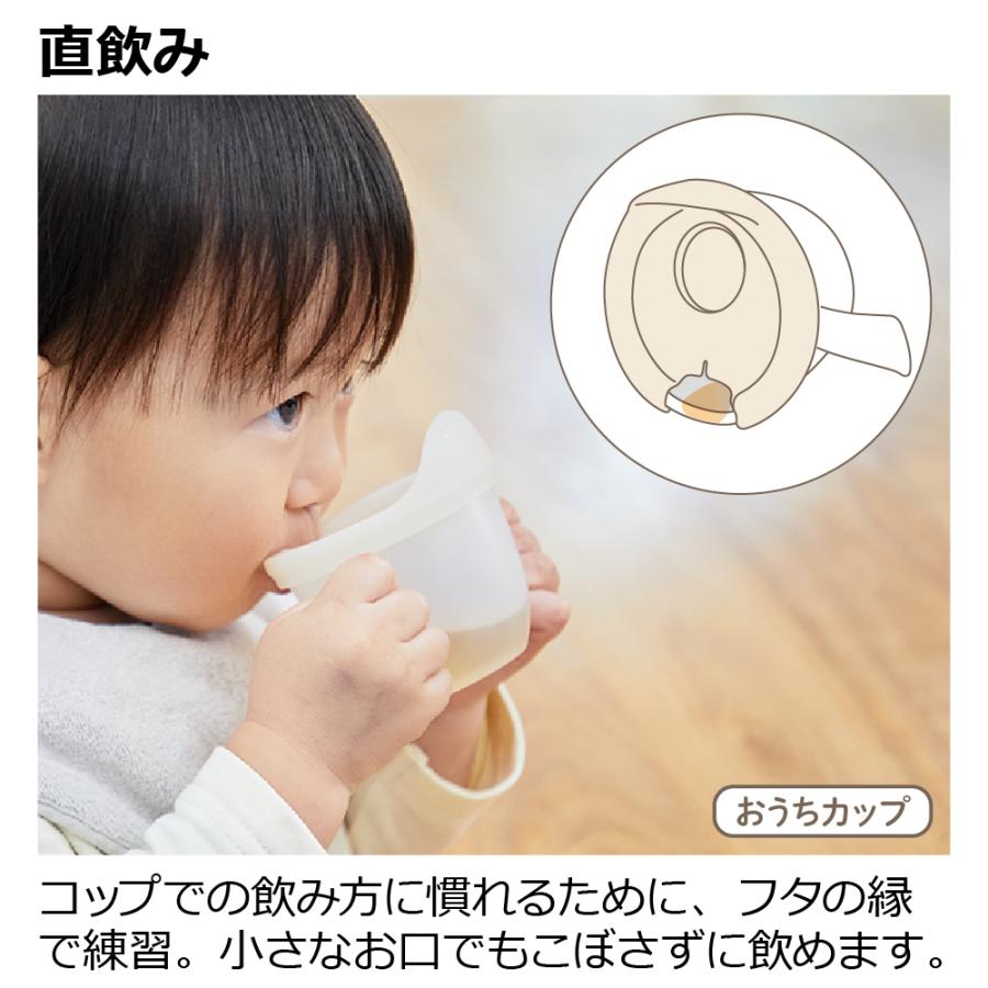 トライ コップ飲みマスターセット ベビー 赤ちゃん ベビーマグ 5カ月頃 食洗機 煮沸 持ち手付き トレーニング 出産祝い プラスチック リッチェル Richell 公式 | リッチェル | 06