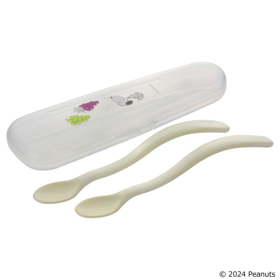 ピーナッツ コレクション やわらか離乳食スプーンセット(ケース付)FS ベビー カトラリー リッチェル 公式 | リッチェル | 01