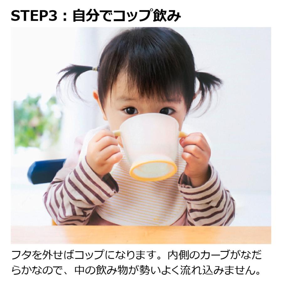 【配送区分R1】アクリア コップでマグ ストロータイプKN ベビー 赤ちゃん  6カ月頃 シリコン 持ち手付 トレーニング 吸いやすい リッチェル公式 | リッチェル | 10