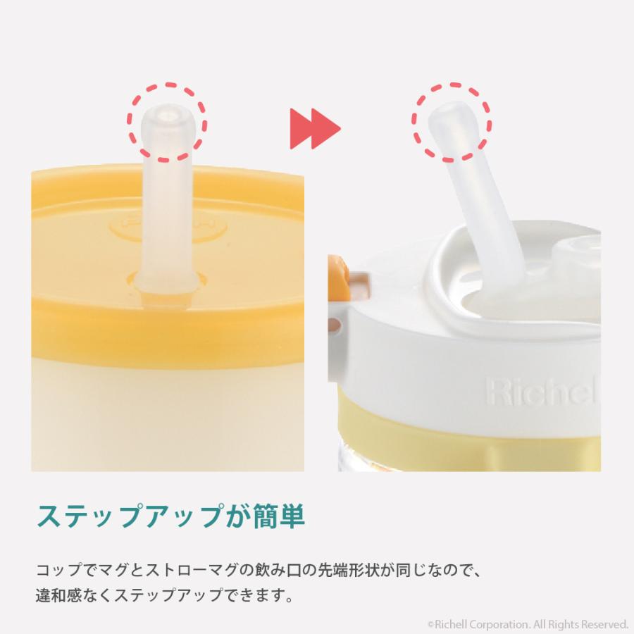 【配送区分R1】アクリア おでかけストローマグKN 200  ベビー 赤ちゃん 漏れにくい 持ち手付 7カ月頃 プラスチック リッチェル公式ショップ Richell | リッチェル | 05