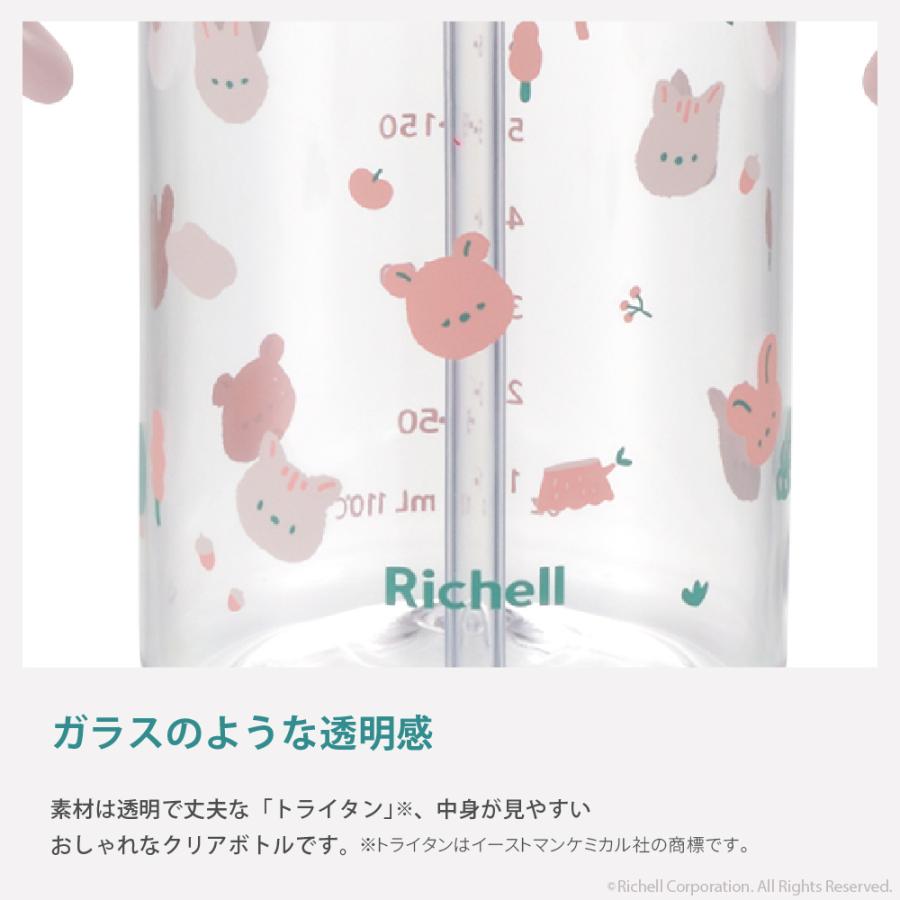 【配送区分R1】アクリア おでかけストローマグKN(底カバー付)320 ベビー 赤ちゃん 漏れにくい 持ち手付 7カ月頃 プラスチック リッチェル公式ショップ Richell | リッチェル | 02
