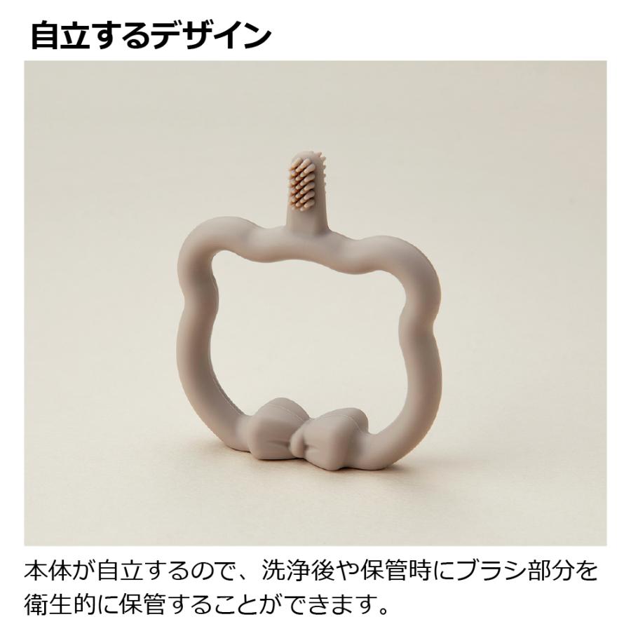 トライ つよもち乳歯ブラシセット 赤ちゃん ベビー 子供 はじめて のど突き防止 シリコン やわらか 練習 歯固め 習慣 安全 リッチェル公式ショップ Richell | リッチェル | 06