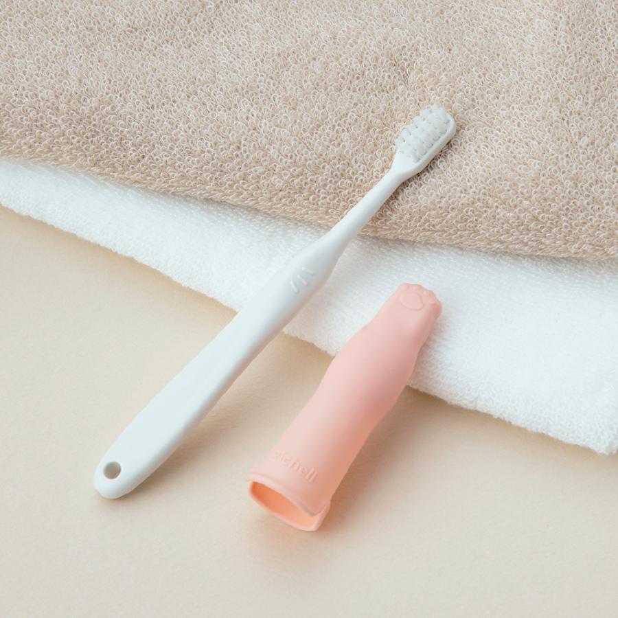 トライ かみストップ防止つよもち仕上げブラシセット 赤ちゃん ベビー 子供 はじめて のど突き防止 シリコン やわらか 練習 リッチェル公式ショップ Richell | リッチェル | 02