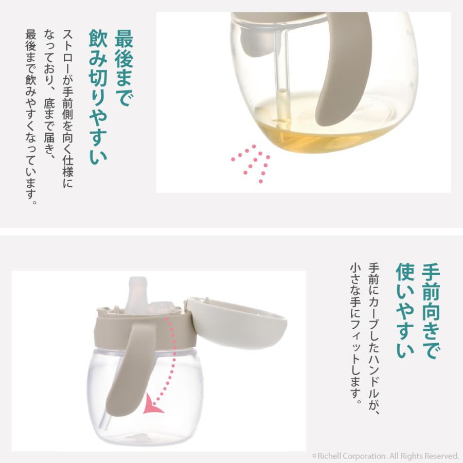 【配送区分K1】トライ もれないストローマグR 赤ちゃん ベビーマグ 7ヵ月頃 持ち手付 リッチェル 公式 | リッチェル | 04
