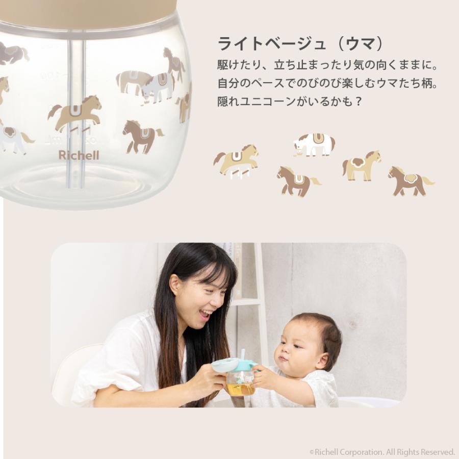 【配送区分K1】トライ もれないストローマグR 赤ちゃん ベビーマグ 7ヵ月頃 持ち手付 リッチェル 公式 | リッチェル | 08