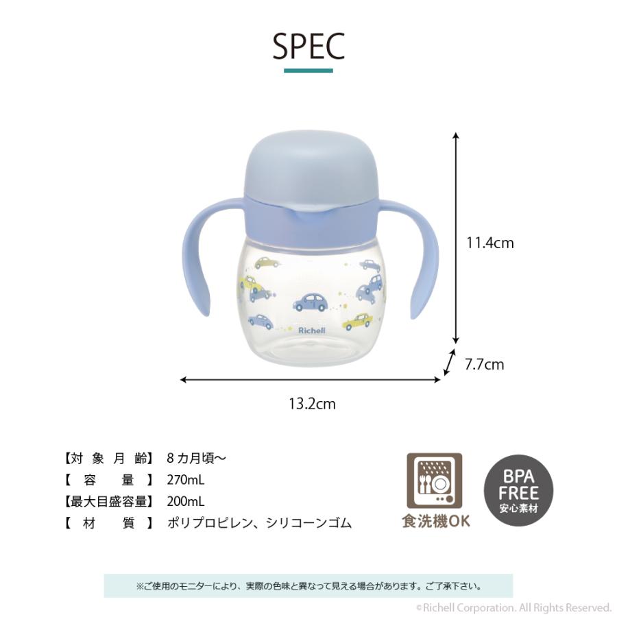 【配送区分K1】トライ のみやすいコップマグR  赤ちゃん ベビーマグ 8ヵ月頃 持ち手付 リッチェル 公式 | リッチェル | 10