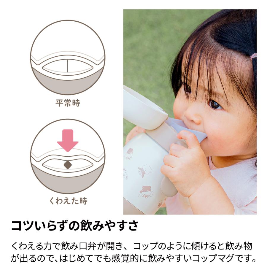 【配送区分K1】トライ のみやすい保冷コップマグR 300 8か月頃 赤ちゃん ベビー 真空断熱 リッチェル 公式 | リッチェル | 03