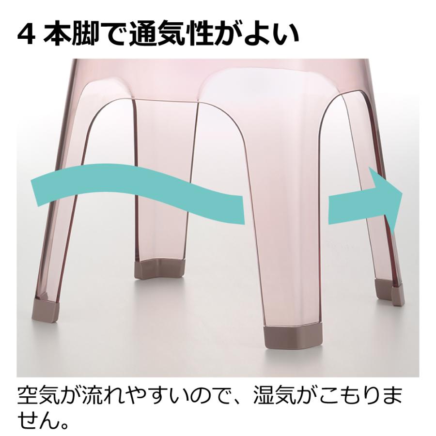 風呂椅子 リュクレ 腰かけ 25H リッチェル 風呂イス 風呂いす バスチェア バススツール お風呂の椅子 | リッチェル | 10