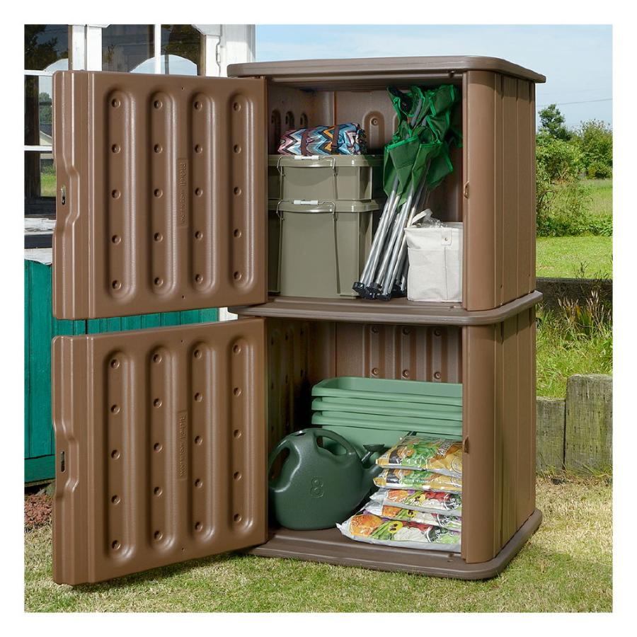 アルベロ ストッカーST 160 物置 収納 庫 ボックス ガーデン 小型 屋外 庭 ベランダ プラスチック リッチェル  公式ショップ | リッチェル | 03