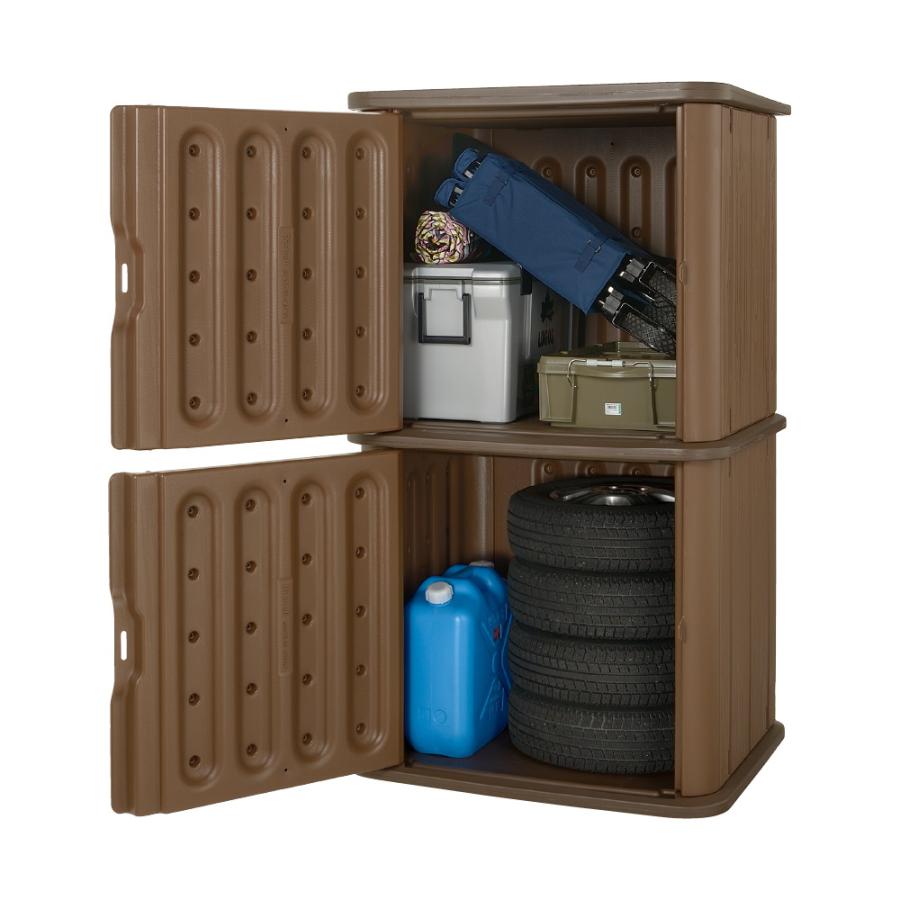 アルベロ ストッカーST 160 物置 収納 庫 ボックス ガーデン 小型 屋外 庭 ベランダ プラスチック リッチェル  公式ショップ | リッチェル | 04