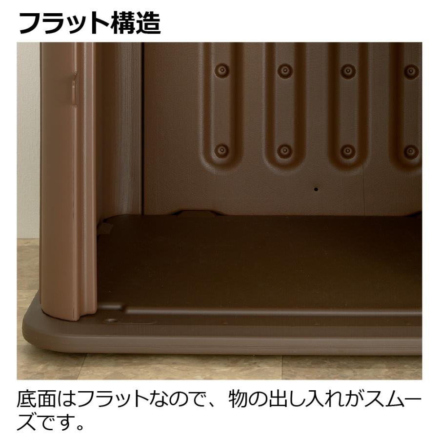 アルベロ ストッカーST 160 物置 収納 庫 ボックス ガーデン 小型 屋外 庭 ベランダ プラスチック リッチェル  公式ショップ | リッチェル | 08