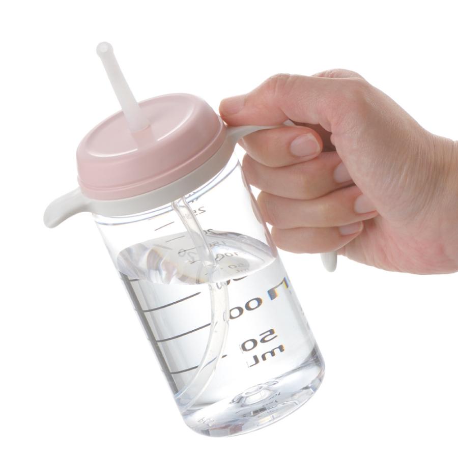 介護用コップ 使っていいね! 飲みやすいストローコップ 300 介護 食器 ストロー 付き カップ ボトル 老人 大人 リッチェル | リッチェル | 03