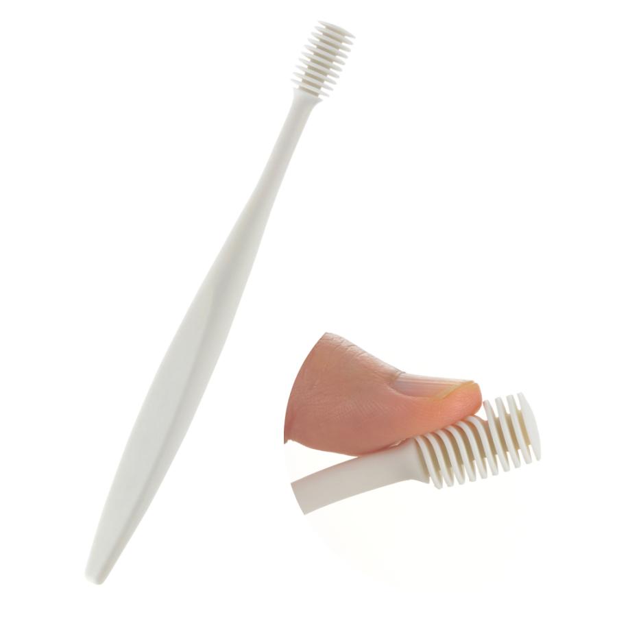 使っていいね! 歯ぐきマッサージブラシ 歯茎 歯ブラシ ブラシ 器具 ユニバーサルデザイン 老人用 オーラルケア リッチェル  公式 | リッチェル | 03