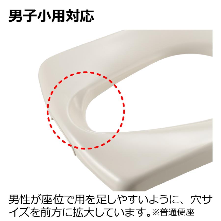 木製きらく 軽〜いトイレ やわらか便座 介護用トイレ ポータブルトイレ 家具調トイレ 老人用 大人 リッチェル  公式 | リッチェル | 07