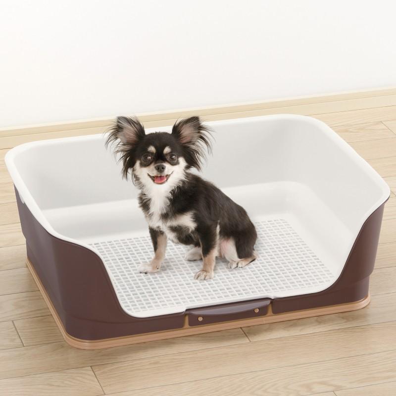 犬用トイレ 囲い お掃除簡単ステップ壁付トイレ レギュラー ペット用 ドッグ 小さめ オス リッチェル 公式 | リッチェル | 04