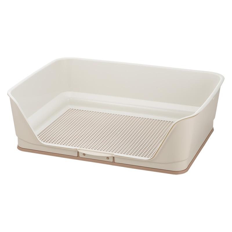 犬トイレ 囲い お掃除簡単ステップ壁付トイレ ワイド リッチェル トレー 壁付き メッシュ しつけ ペット | リッチェル | 03