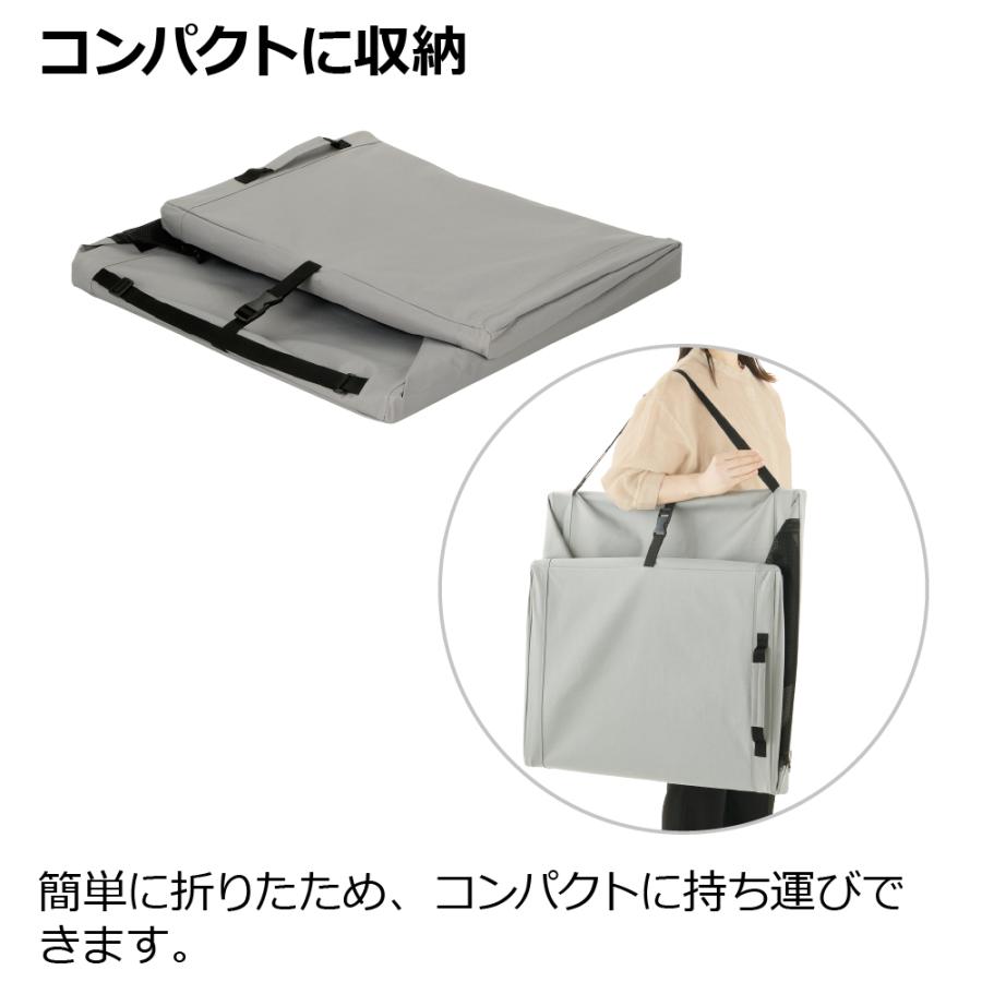 たためるキャットケージ 猫 防災 キャリー リッチェル コンパクト 折りたたみ 簡単 持ち運び 災害 避難 | リッチェル | 01